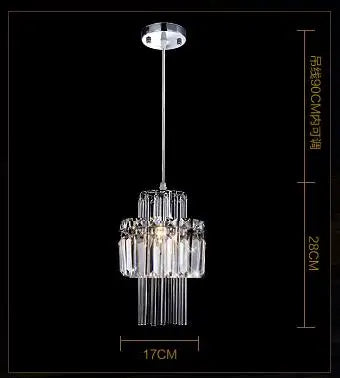 Creative Crystal Led Chandelier Light Indoor Plafon Lustre Pendant Ceiling Lamp In The Kitchen Home Decor Hanging Lamp Luminaire