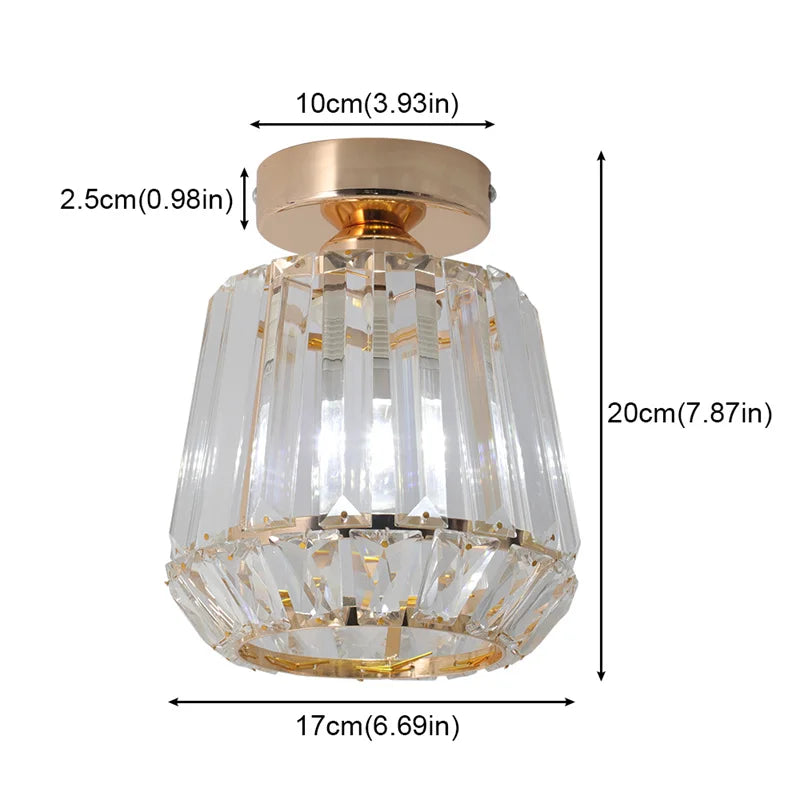 Creative Crystal Led Chandelier Light Indoor Plafon Lustre Pendant Ceiling Lamp In The Kitchen Home Decor Hanging Lamp Luminaire