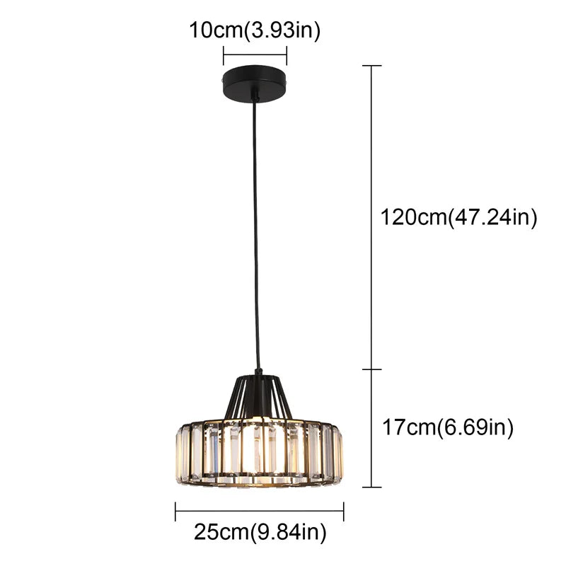 Creative Crystal Led Chandelier Light Indoor Plafon Lustre Pendant Ceiling Lamp In The Kitchen Home Decor Hanging Lamp Luminaire
