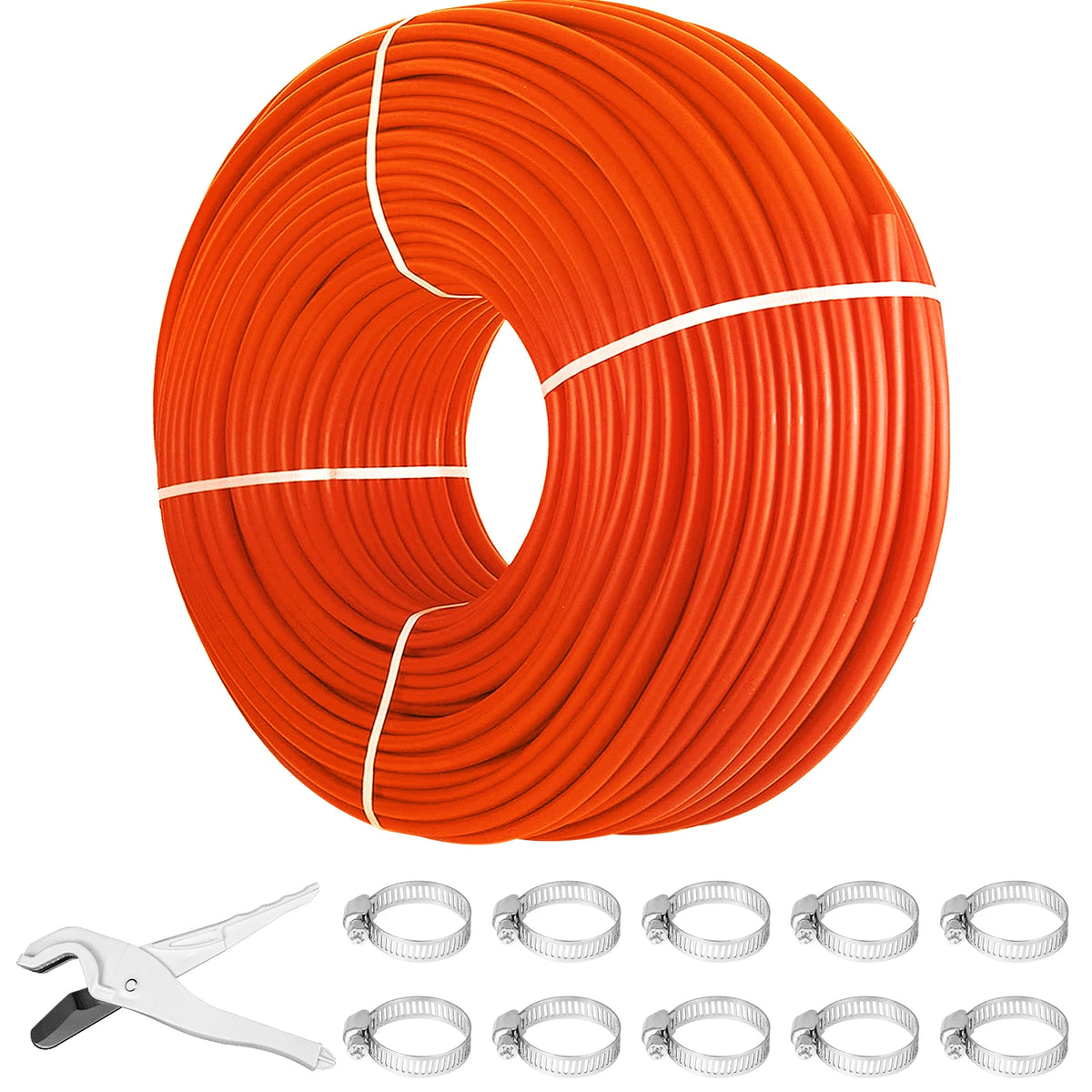 SucceBuy 1/2Inch x 1000ft Pex Tubing Oxygen Barrier O2 Red Radiant Floor Pipe Heating Systems-Pex Hot And Cold Water Pipe