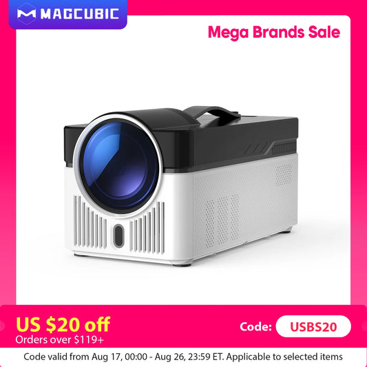 Magcubic HY450 Projector Home Projector Ultra Short Throw 900 ANSI Auto Offset 1080P 8K Electronic Focus Voice BT 5.4 Android 14