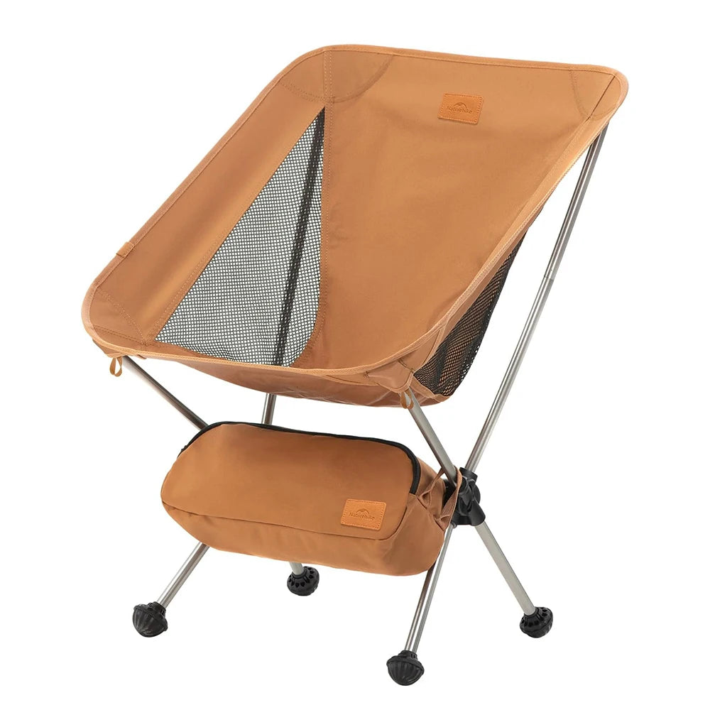 Naturehike Portable Folding Camping Chair Ultralight Backpacking Chair with Anti-Sinking Feet Folding Hiking Fishing Chair