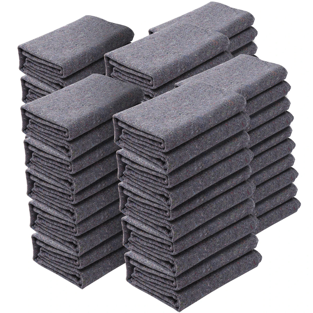 SucceBuy 12/24Packs Moving Blanket Recycled Cotton Heavy Duty Packing Shipping Mover Pads for Protect Furniture Floor Appliances