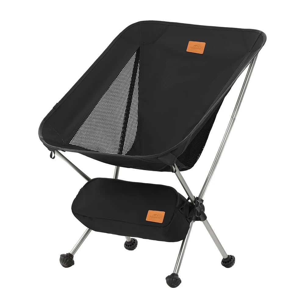 Naturehike Portable Folding Camping Chair Ultralight Backpacking Chair with Anti-Sinking Feet Folding Hiking Fishing Chair