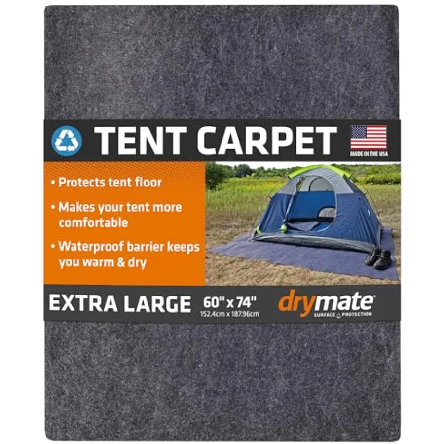 Tent Carpet Mat, Protective Waterproof Liner Keeps You Warm and Dry, Camping Floor Rug Accessory 60" x 74",Durable, Lightweight
