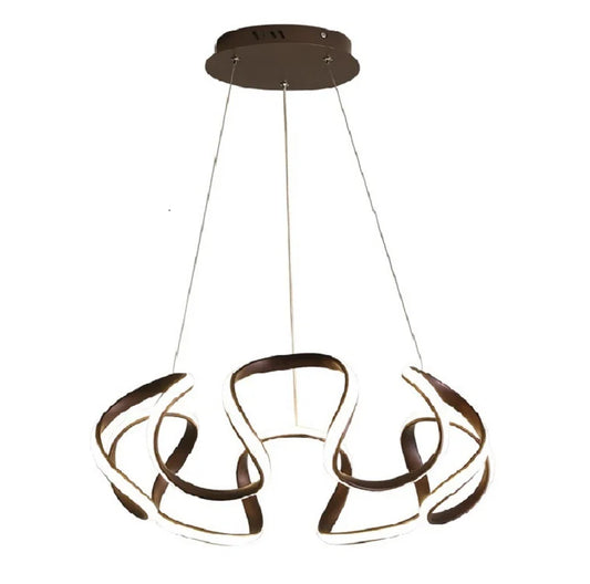 Modern Pendant Light Nordic Twisted Led Chandelier Ceiling Lamp Living Dining Room Chandelier  Corridor Personalized INS Fixture