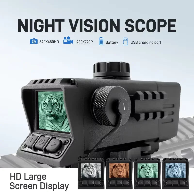 MS32 GOYOJO 3.5X32 Digital Night Vision Scope with Video Recording | BDC Ranging | 7 Reticles | IP67 Waterproof for Rifle/Picatinny Rail
