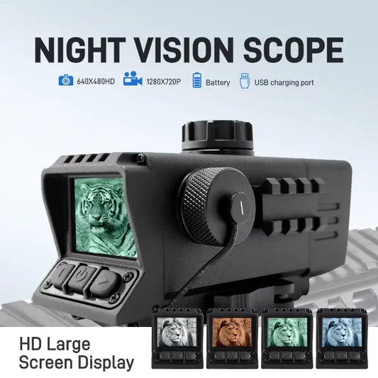 MS32 GOYOJO 3.5X32 Digital Night Vision Scope with Video Recording | BDC Ranging | 7 Reticles | IP67 Waterproof for Rifle/Picatinny Rail