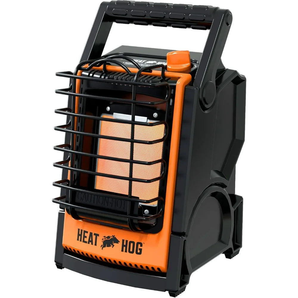 Heat Hog 9000 BTU Propane Radiant Space Heater Portable Tiltable Gas Powered For Indoor Outdoor Garage Camping RVs